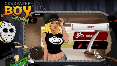 万圣节前夜(Newspaper Boy Halloween)