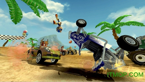 沙滩赛车竞速破解版(Beach Buggy Racing)