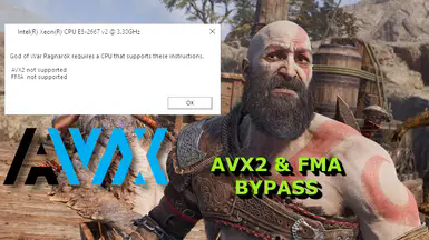 战神诸神黄昏绕过AVX2和FMA指令要求MOD