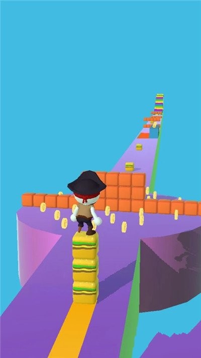 Cool Stack Surfer:3D Surfing