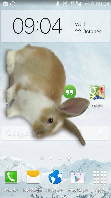 Bunny In Phone Cute joke(兔子在手机可爱的玩笑游戏下载) Bunny In Phone Cute joke(兔子在手机可爱的玩笑游戏下载)