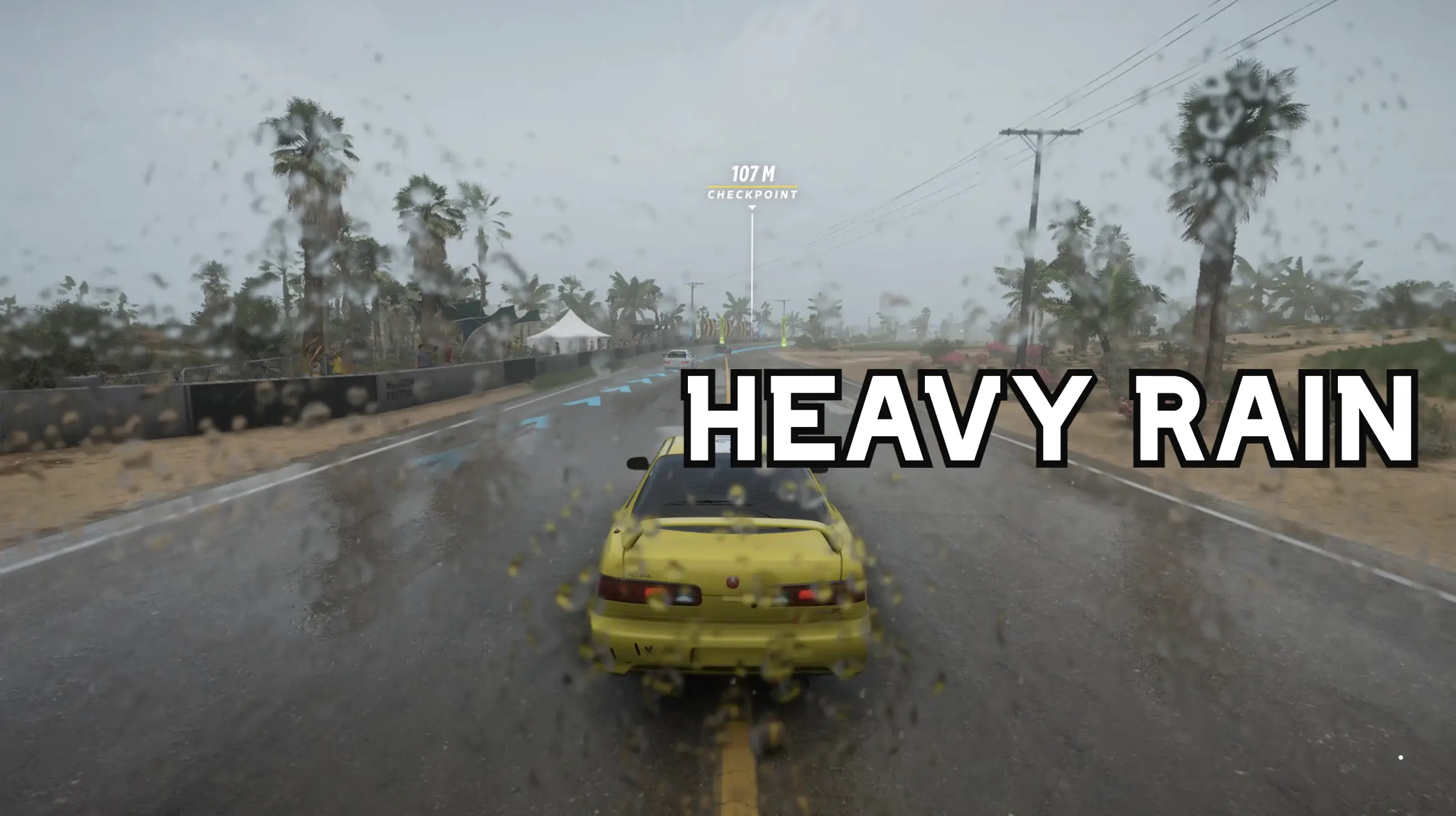 极限竞速地平线5雨天效果添加暴雨和火焰MOD