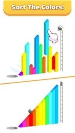楼梯排序3D(Stair Sort 3D) 楼梯排序3D(Stair Sort 3D)