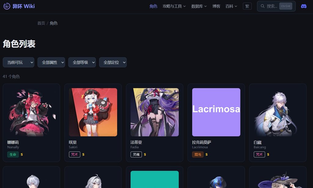 异环Wiki 异环Wiki
