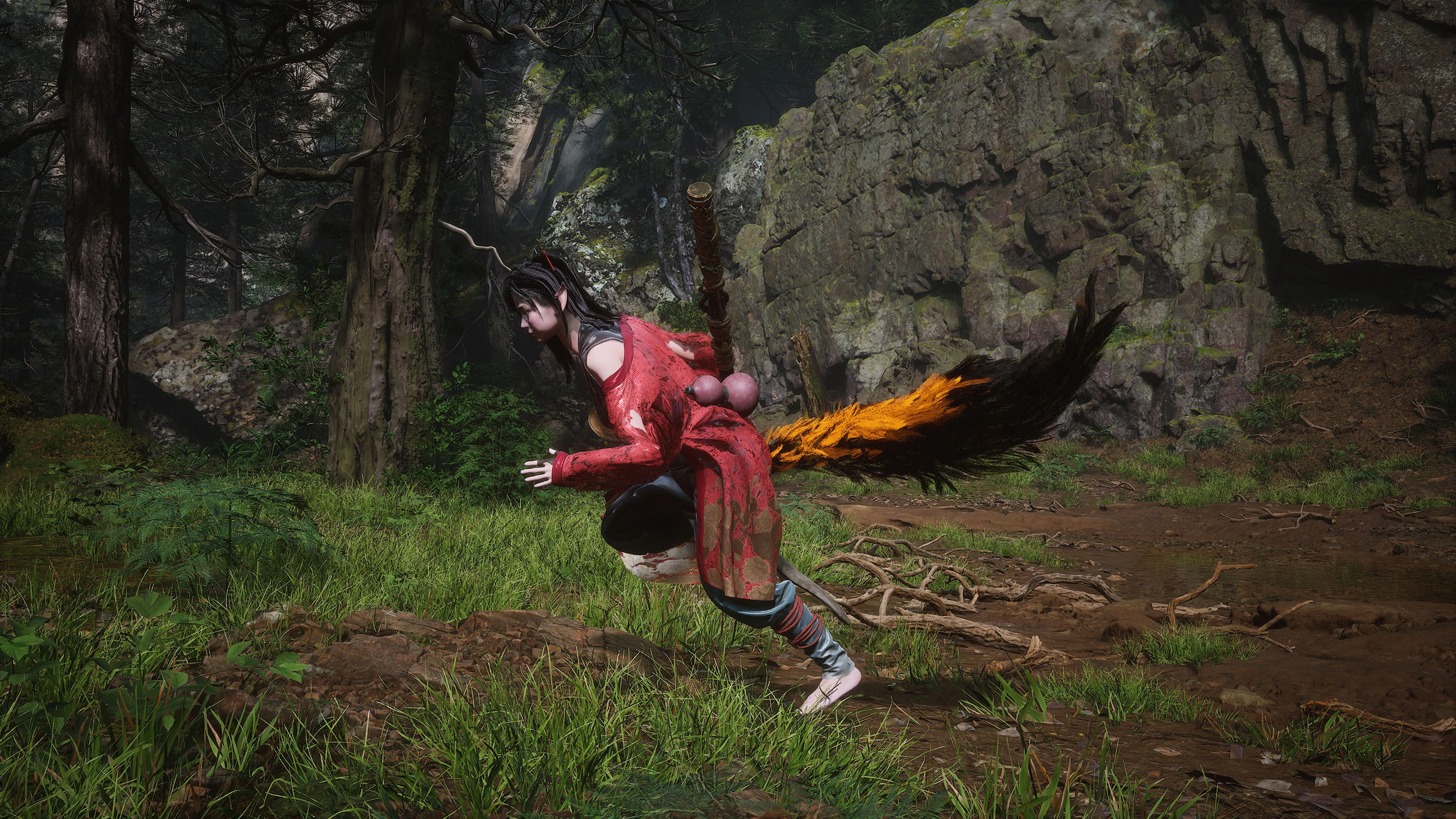 黑神话悟空狐狸精萍萍替换悟空MOD