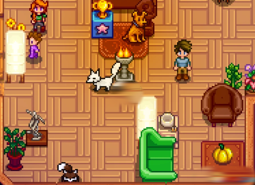 星露谷物语添加8只狐狸作为宠物MOD