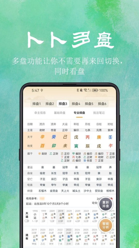 卜卜排盘