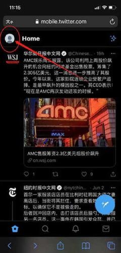 蓝鸟twitter设置中文步骤1