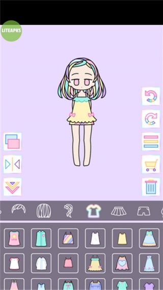粉彩女孩换装