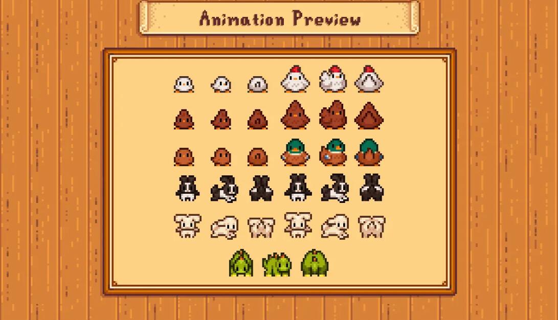 星露谷物语可爱鸡舍动物MOD