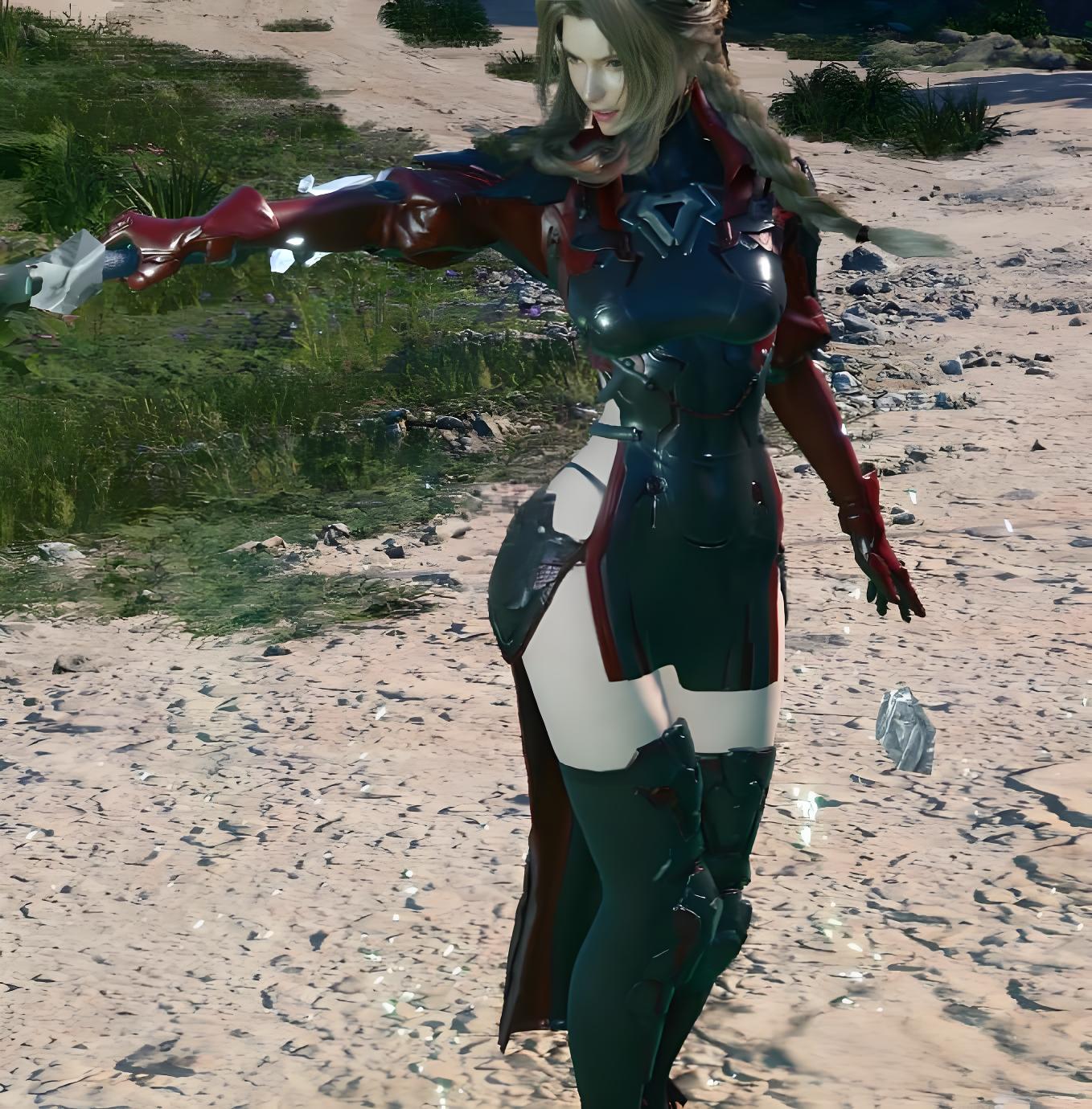 《最终幻想7:重生》爱丽丝的第一后裔终极格莱作战服MOD