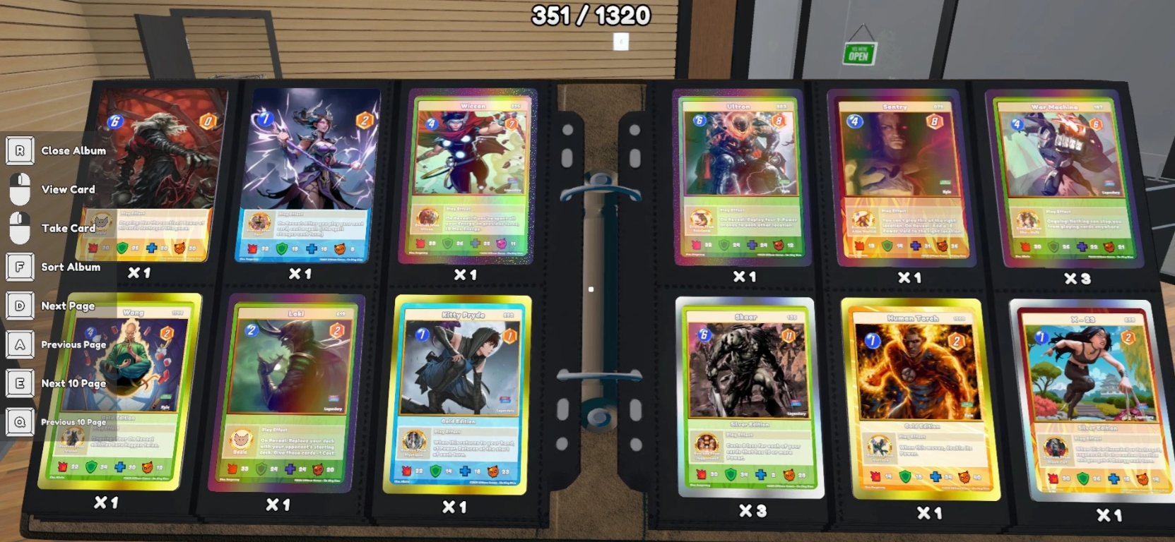 TCG卡牌商店模拟器MarvelSnap游戏纹理包
