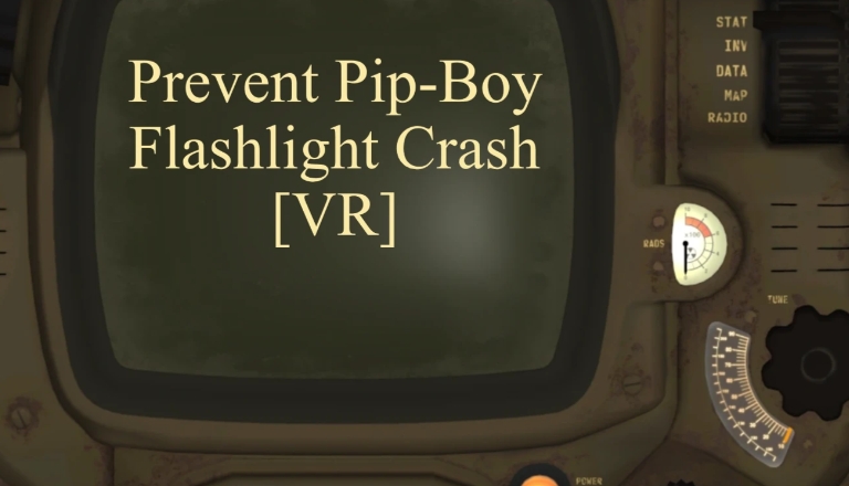 辐射4防止Pip-Boy手电筒崩溃ct表
