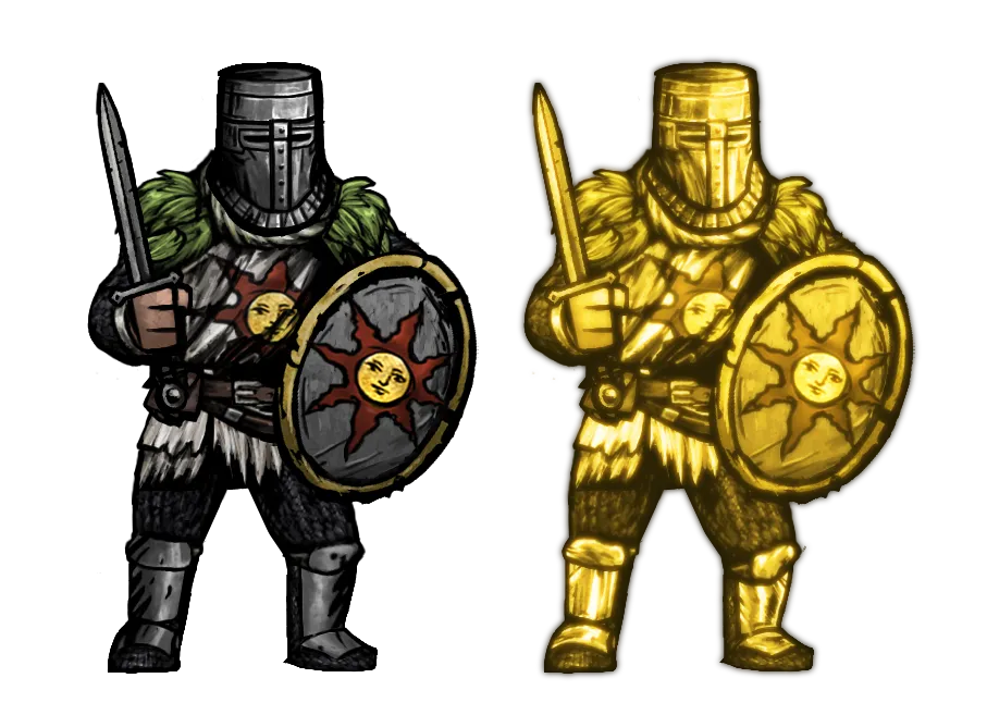 暗黑地牢士兵太阳骑士皮肤mod
