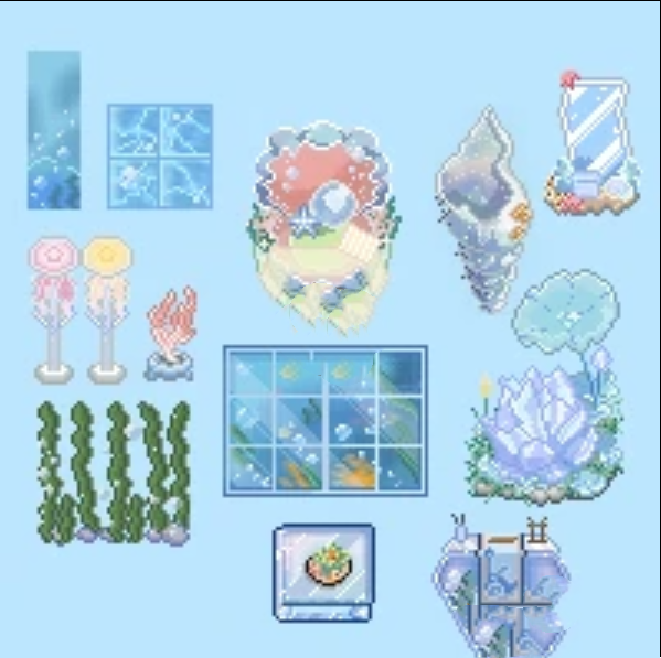 星露谷物语海洋之心家具包MOD