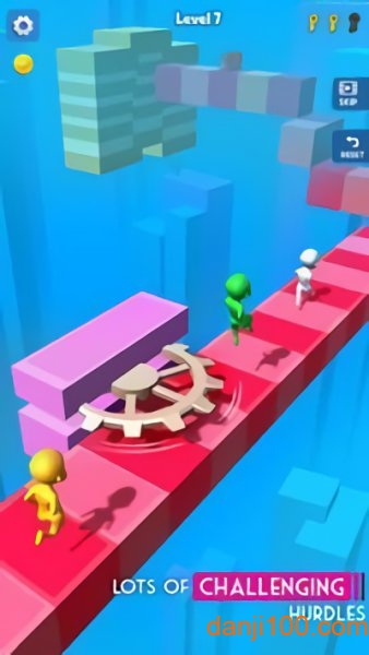 橡皮人跑酷小游戏(Toy Race 3D) 橡皮人跑酷小游戏(Toy Race 3D)