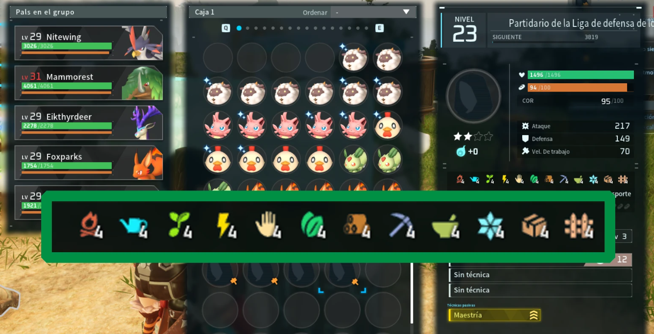 幻兽帕鲁人类角色全工作适应4级mod