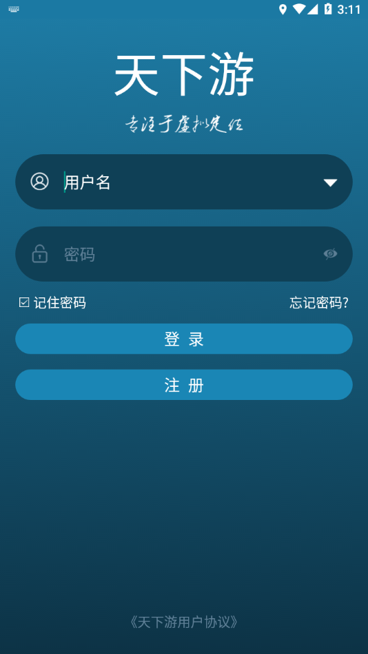 天下游虚拟位置