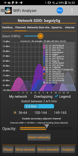 WiFi Analyzer wifi信号分析软件
