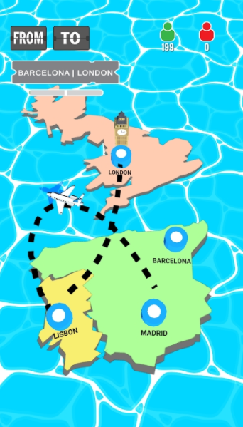 地图飞行模拟AirlineMaster 地图飞行模拟AirlineMaster