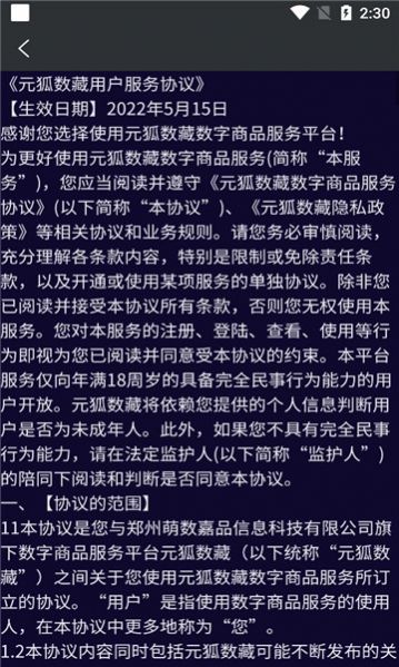 元狐数藏